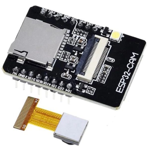 ESP32 CAM mikrokontrolleres WiFi-s fejlesztőpanel kamerával