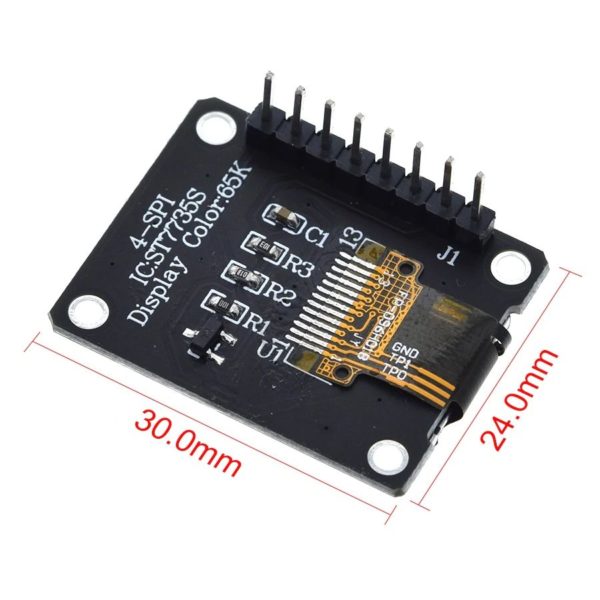 0.96"-os színes IPS kijelző ST7735S meghajtóval