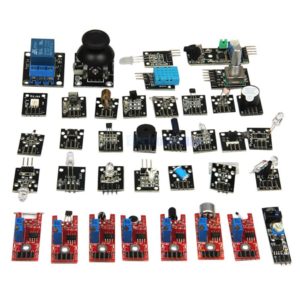 37 különböző szenzorból és kiegészítőből álló készlet Arduinohoz
