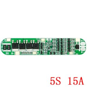 5S 15A BMS akkumulátor védő modul balansz nélkül