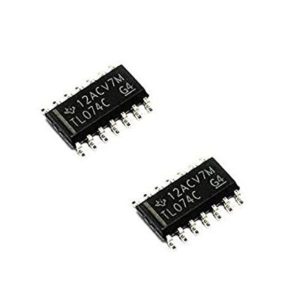 TL074C SMD 4 csatornás alacsony zajú műveleti erősítő JFET bemenettel