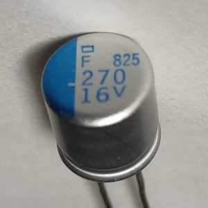20 db 270uF 16V alumínium polimer kondenzátor, prémium minőségű, NCC PSF