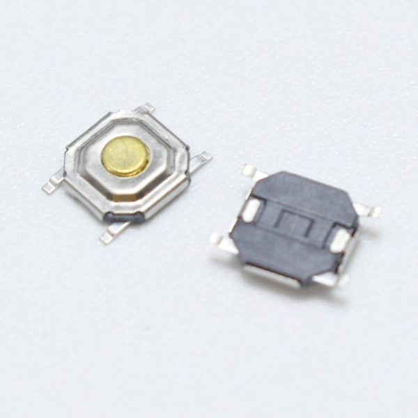 5 db 4x4x1.5mm SMD fém nyomógomb mikrokapcsoló