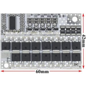 5S 80/100A BMS LiFePO4 akkumulátor védő modul balansz funkcióval