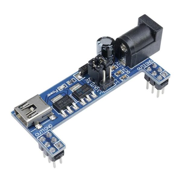 Mini táp panel breadboardhoz miniUSB csatlakozóval