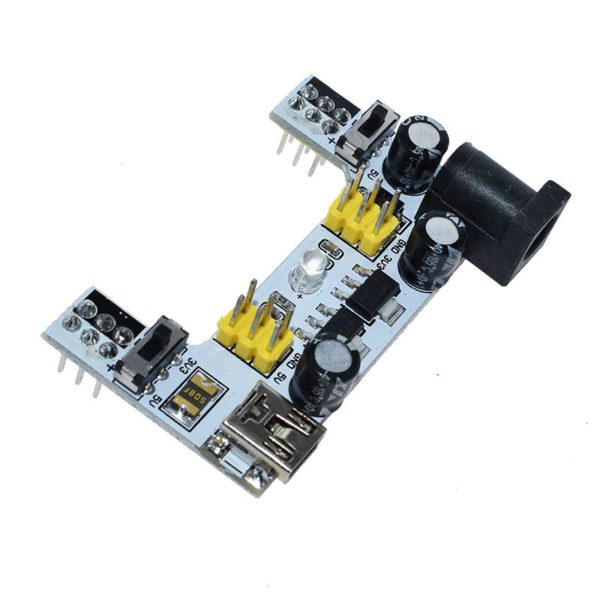 Táp panel breadboardhoz miniUSB csatlakozóval