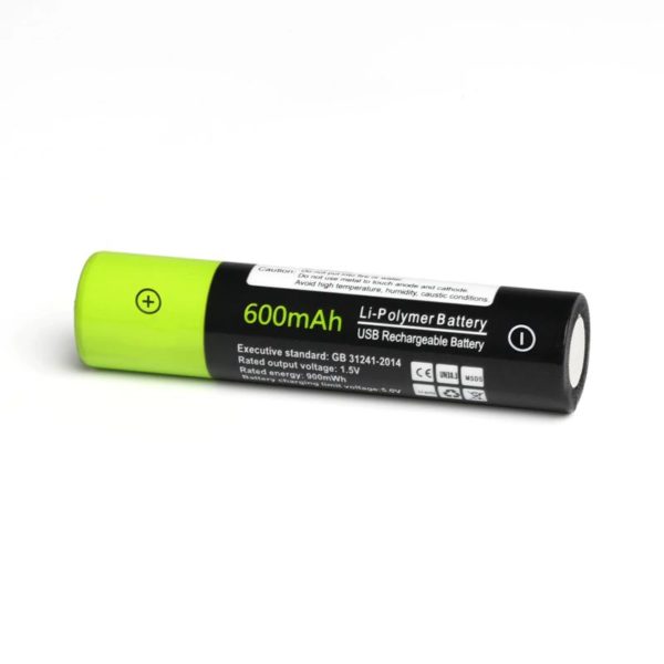 ZNTER AAA Li-ion 1.5V microUSB tölthető elem, 600mAh