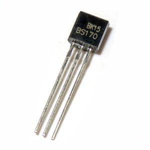 BS170 N csatornás kis teljesítményű MOSFET 60V 0.5A