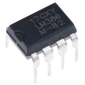 LM386 kis teljesítményű audio erősítő IC