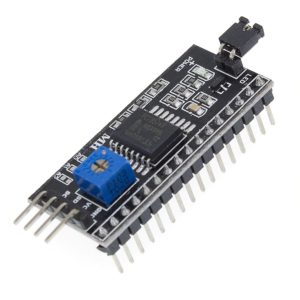 IIC I2C adapter modul LCD kijelzőkhöz PCF8574 vezérlővel