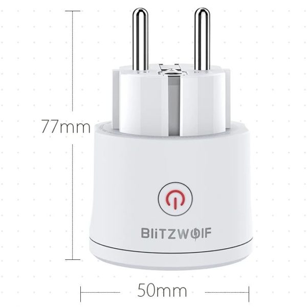BlitzWolf SHP10 WiFi-s okos dugalj fogyasztásméréssel - Image 2