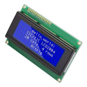 4x20 karakteres LCD modul kék háttérvilágítással
