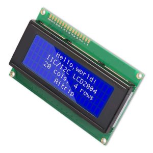 4x20 karakteres LCD modul kék háttérvilágítással I2C-vel