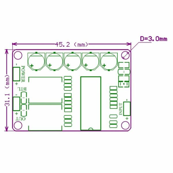 Izgalmas 30W-os digitális erősítő panel TDA8932-vel