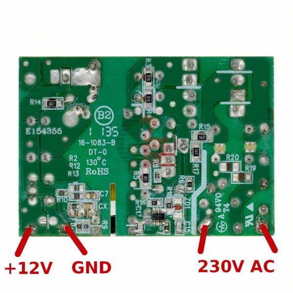 12V 2A tápegység modul