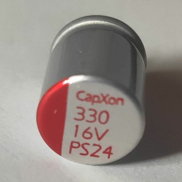 330uF 16V általános célú alumínium polimer kondenzátor CapXon PS