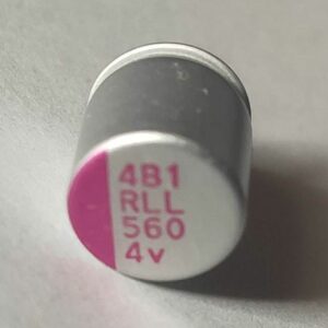 560uF 4V alumínium polimer kondenzátor, hosszú élettartamú, APAQ AR5K