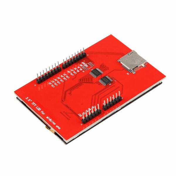 3.5" 320x480 pixeles TFT touch kijelző modul microSD kártyaolvasóval ILI9486 vezérlővel