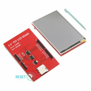 3.5" 320x480 pixeles TFT touch kijelző modul microSD kártyaolvasóval ILI9488 vezérlővel