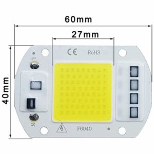 COB LED modul 50W 230V hideg vagy meleg fehér