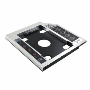 SATA CD/DVD - HDD/SSD átalakító laptophoz (caddy) 12.7mm