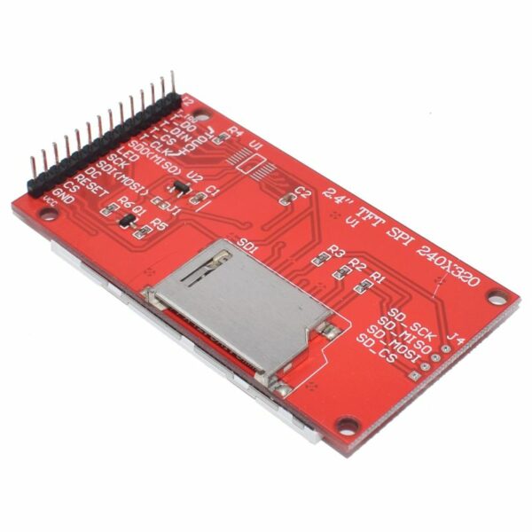 2.4" 240x320 pixeles SPI TFT kijelző modul SD kártyaolvasóval ILI9341 vezérlővel - Image 2