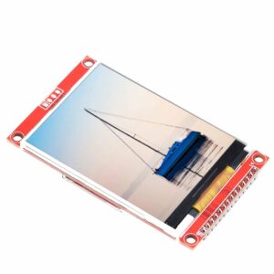 2.4" 240x320 pixeles SPI TFT touch kijelző modul SD kártyaolvasóval ILI9341 vezérlővel