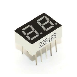 5621BS 2 digit 7 szegmenses piros LED kijelző, 0.56", közös anód