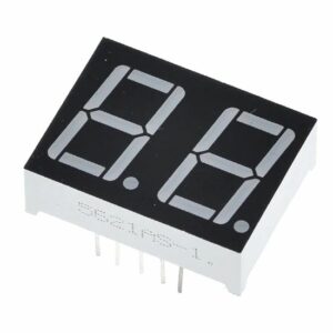 5621AS 2 digit 7 szegmenses piros LED kijelző, 0.56", közös katód