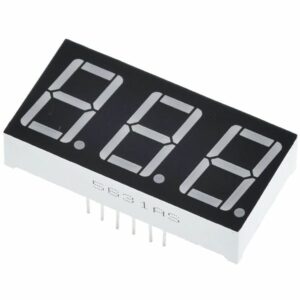 5161BB 1 digit 7 szegmenses kék LED kijelző, 0.56", közös anód