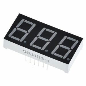 5161BS/5611BS 1 digit 7 szegmenses piros LED kijelző, 0.56", közös anód