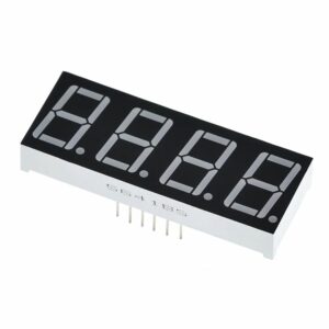 5641BS 4 digit 7 szegmenses piros LED kijelző, 0.56", közös anód