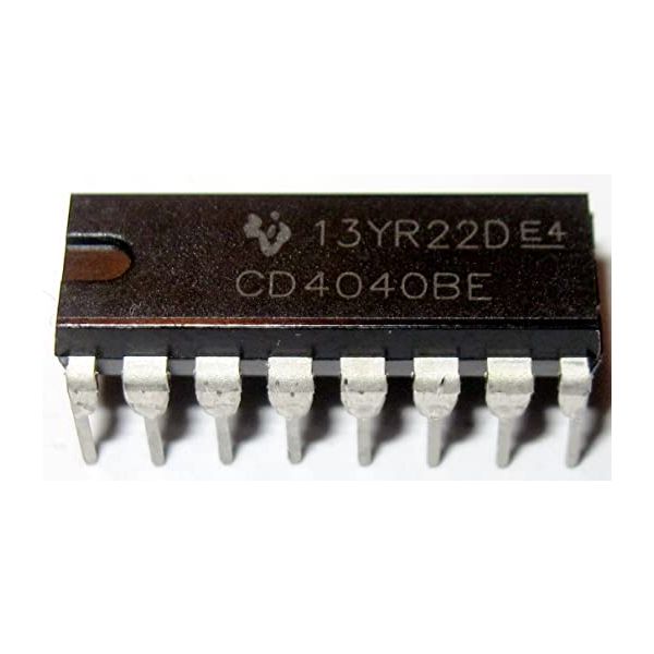 CD4040B CMOS 12 bites aszinkron számláló