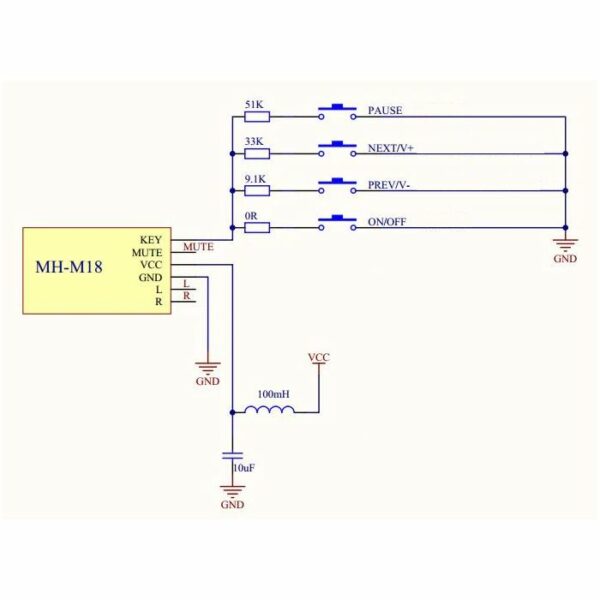 MH-M18 bluetooth audio modul