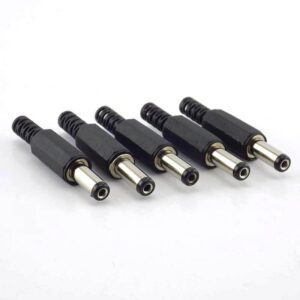 5.5x2.1mm szerelhető lengő jack dugó apa