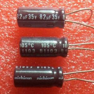 82uF 35V low-imp elektrolit kondenzátor Nichicon PW