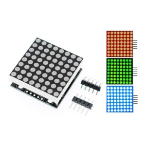 8x8 pixeles led kijelző MAX7219 vezérlővel