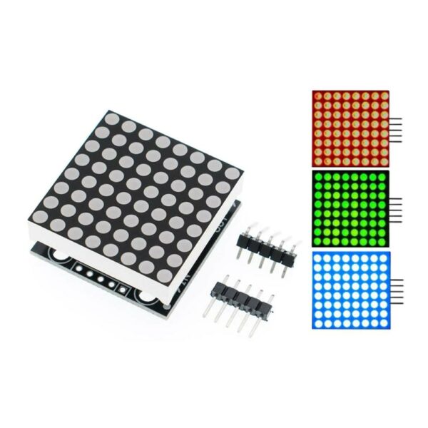 8x8 pixeles led kijelző MAX7219 vezérlővel