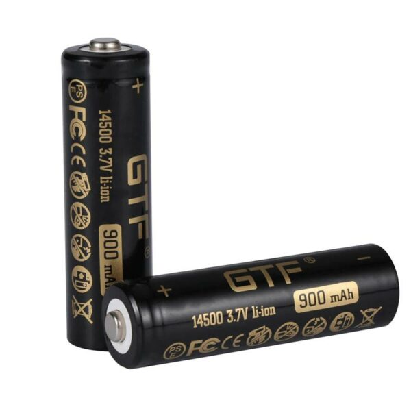 GTF 14500 3.7V Li-ion akkumulátor AA méretben 900mAh