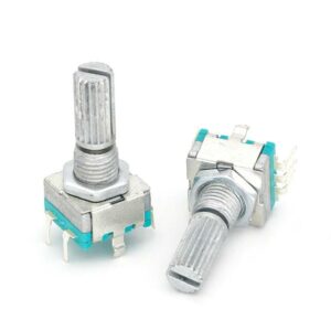 EC11 20mm rotary encoder incrementális jeladó fogazott tengellyel