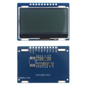 2x16 karakteres LCD modul zöldessárga háttérvilágítással