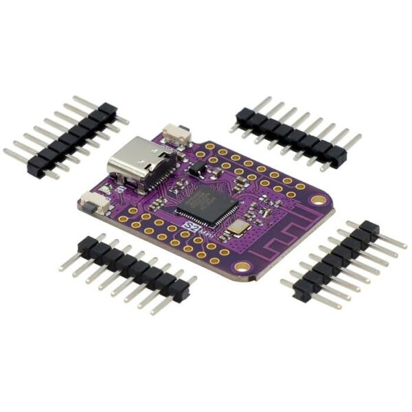 Wemos S2 Mini 32 pines ESP32 S2FH4 fejlesztőpanel WiFi-vel USB-C csatlakozóval