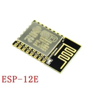 ESP-12E rendszervezérlő 32 bites ESP8266-tal, WiFi-vel, beépített antennával