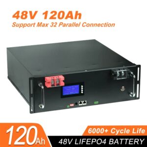 48V 120Ah LiFePO4 akkumulátor, rack-be építhető