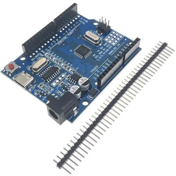 Arduino UNO R3 kompatibilis fejlesztőpanel ATmega328P CH340G USB-C