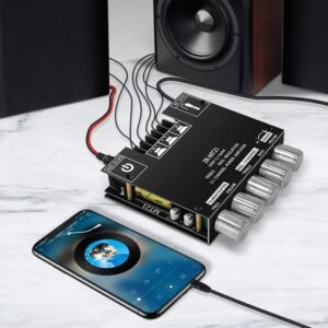 JX-Y07 2x15W bluetooth 5.0 audio erősítős előlap modul távirányítóval