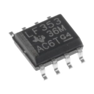 LF353 SMD dual J-FET bemenetű nagy sávszélességű műveleti erősítő