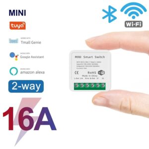 Mini okoskapcsoló WiFi-s, Tuya kompatibilis
