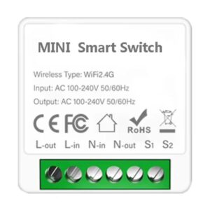Mini okoskapcsoló WiFi-s, Tuya kompatibilis