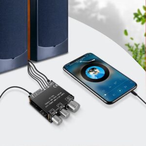 T50L Bluetooth 5.0 2x40W erősítő modul hangszínszabályzóval